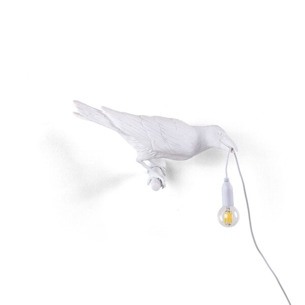 Настенный светильник Seletti Bird Looking Right White