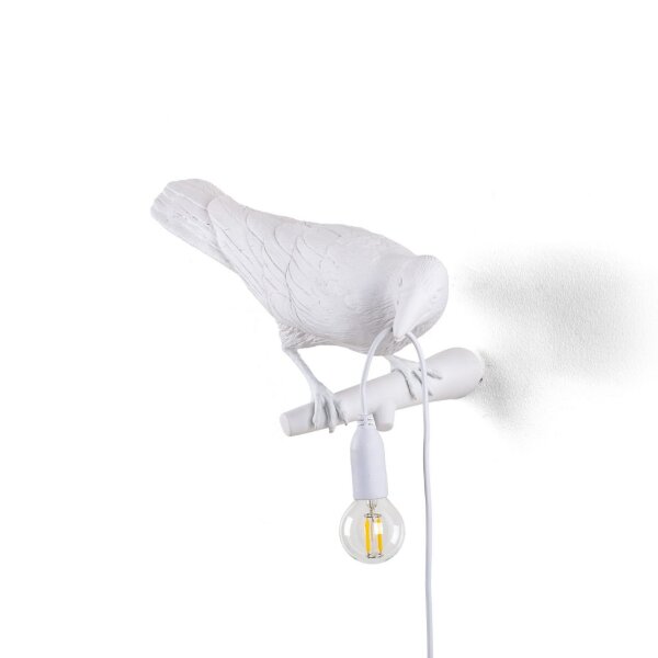 Настенный светильник Seletti Bird Looking Right White