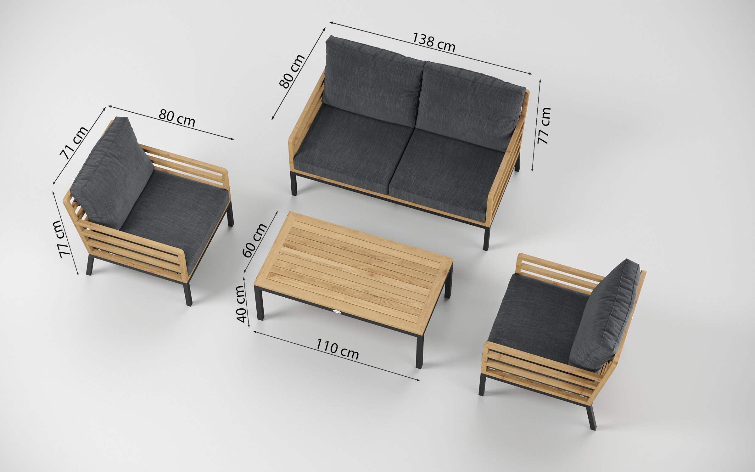 Лаунж зоны Gardenini Premium PatioCalma