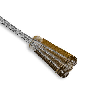 Щетка для чистки решеток 800 Degrees Triple Head Row Brush прямая латунная