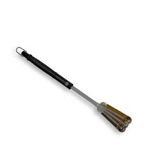 Щетка для чистки решеток 800 Degrees Triple Head Row Brush прямая латунная