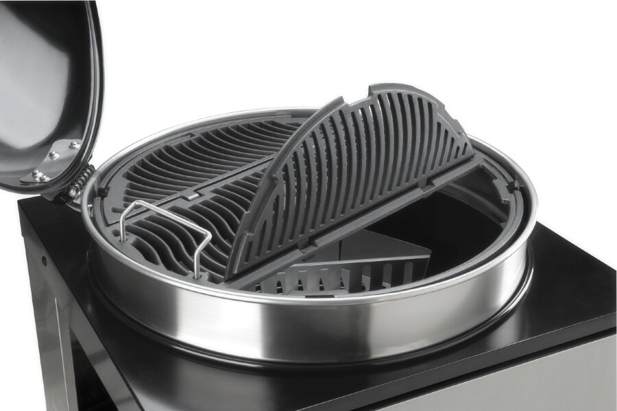 Решетка для гриля Napoleon чугунная c боковыми створками для угольных грилей