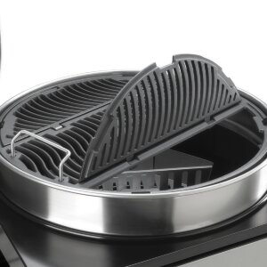 Решетка для гриля Napoleon чугунная c боковыми створками для угольных грилей