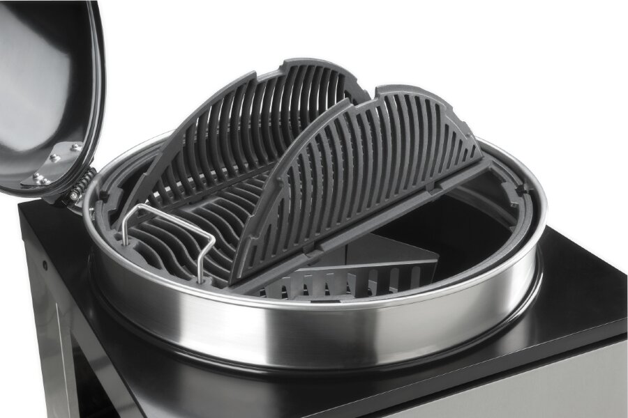 Решетка для гриля Napoleon чугунная c боковыми створками для угольных грилей