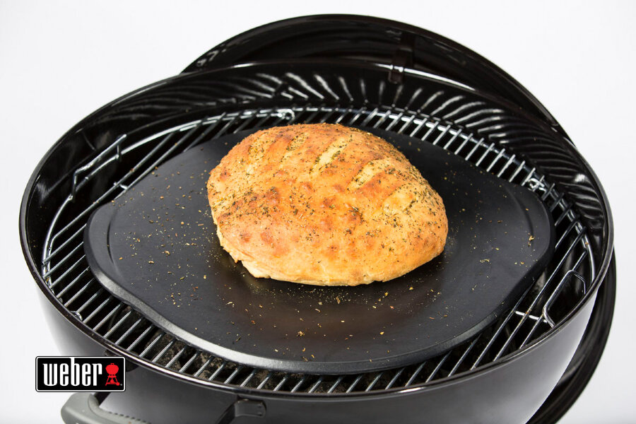 Камень для пиццы Weber круглый большой черный