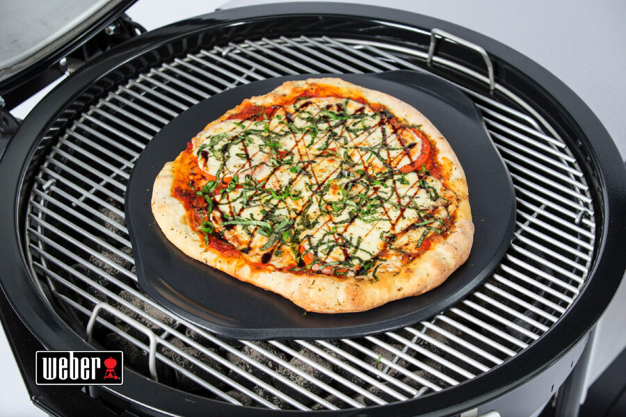 Камень для пиццы Weber круглый большой черный