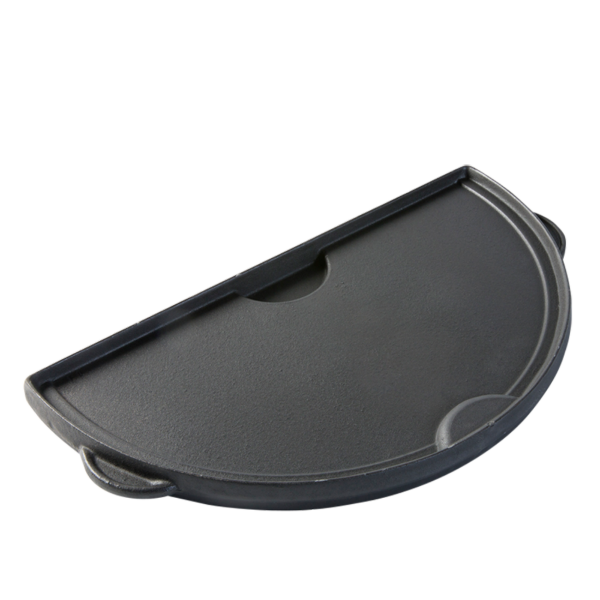 Сковорода для гриля Big Green Egg L планча полукруглая чугунная