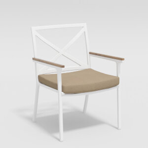 Стул Gardenini Calma белый/бежевый