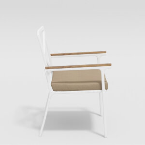 Стул Gardenini Calma белый/бежевый