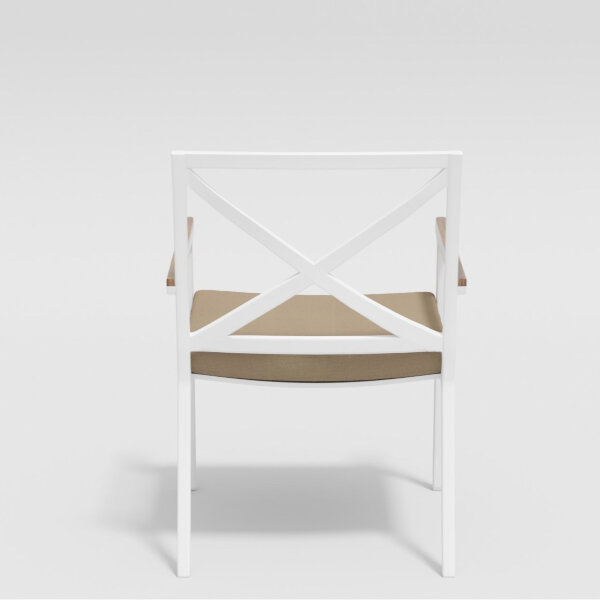 Стул Gardenini Calma белый/бежевый