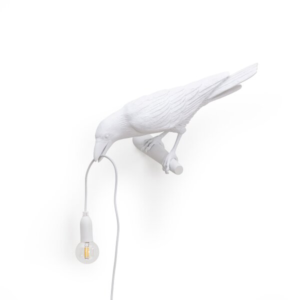 Seletti Настенный светильник Bird Looking Left White