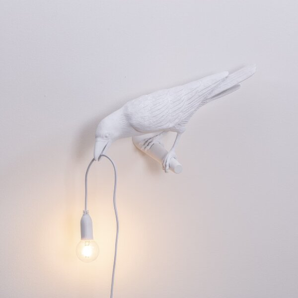 Seletti Настенный светильник Bird Looking Left White