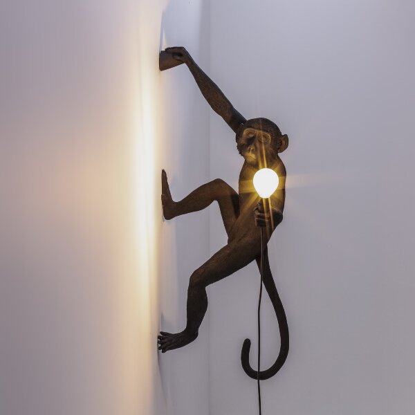 Seletti Настенный светильник Monkey Lamp Hanging Right