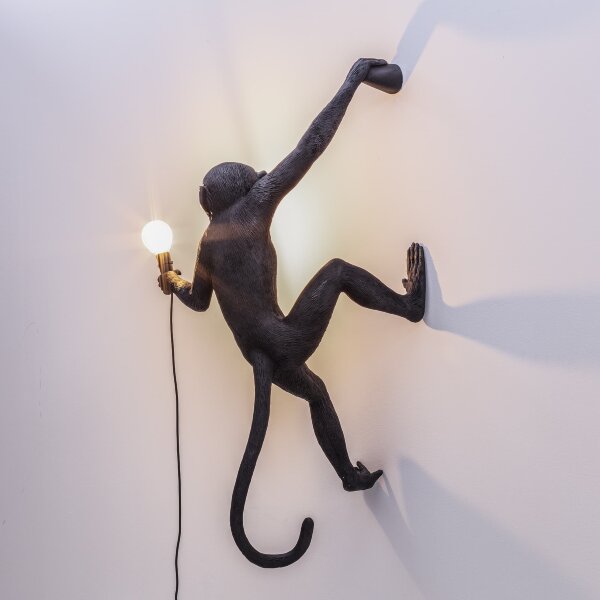 Seletti Настенный светильник Monkey Lamp Hanging Right