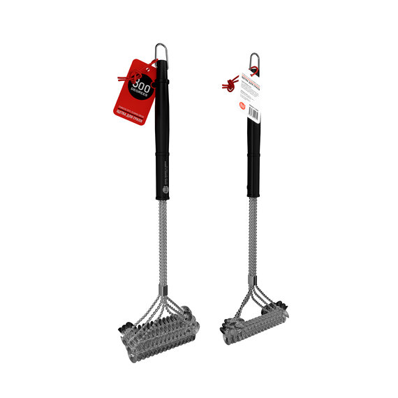 Щетка для чистки решеток 800 Degrees Triple Head Wide Brass Brush Т-образная