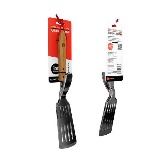 Щипцы-лопатка 800 Degrees Food Tongs & Turner