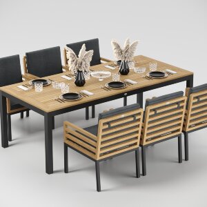 Обеденные группы Gardenini Premium Bella