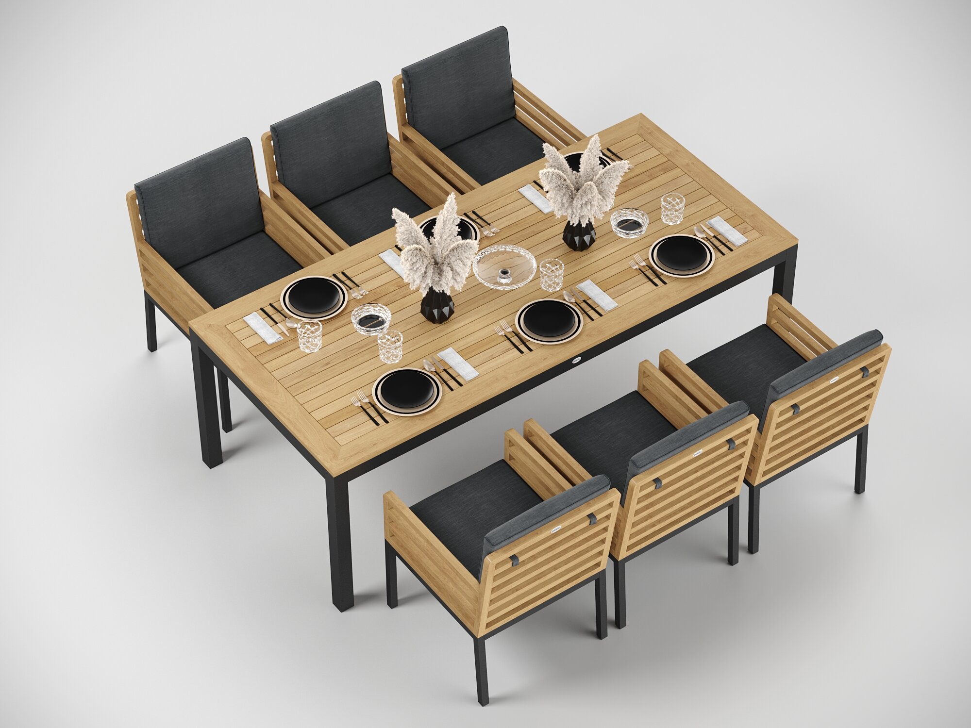 Обеденные группы Gardenini Premium Bella