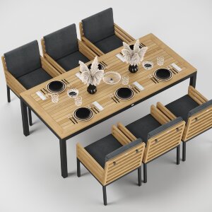 Обеденные группы Gardenini Premium Bella