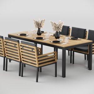 Обеденные группы Gardenini Premium Bella