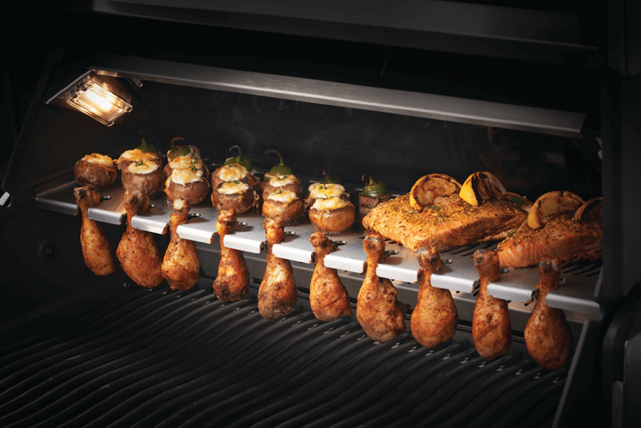 Полка для грилей Napoleon Prestige PRO-665 нержавеющая сталь