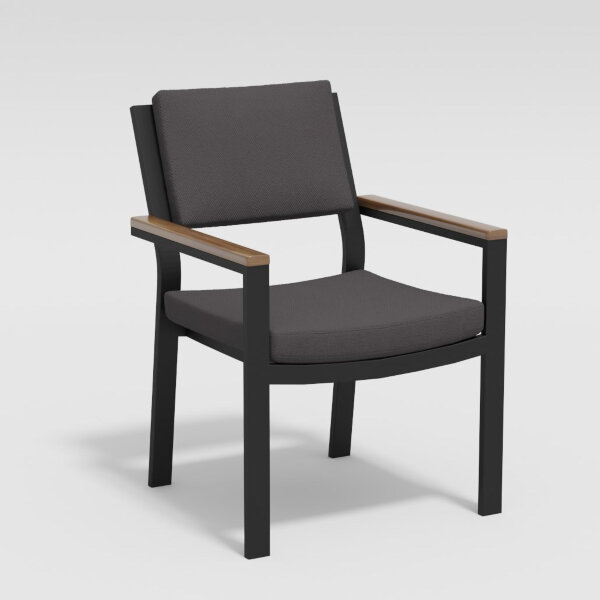 Стул Gardenini Bella темно-серый/антрацит