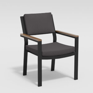 Стул Gardenini Bella темно-серый/антрацит