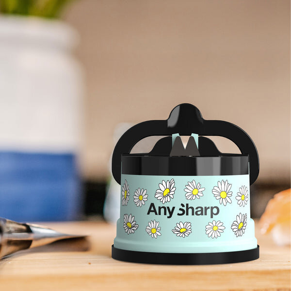 Точилка для ножей AnySharp Elite голубой/ромашки