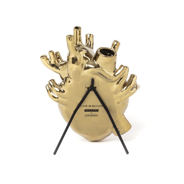 Seletti Ваза Love in Bloom Gold