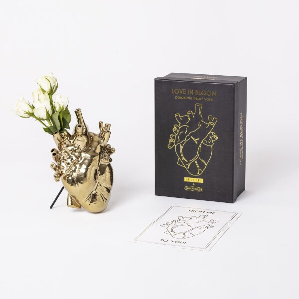 Seletti Ваза Love in Bloom Gold