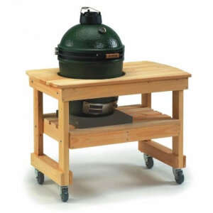 Стол-мини на колесах для гриля Big Green Egg M лиственница