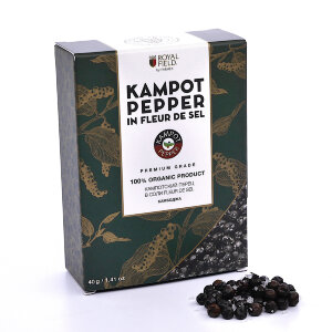 Кампотский перец в кристаллах соли Royal Field Kampot Fleur de Sel 40 г