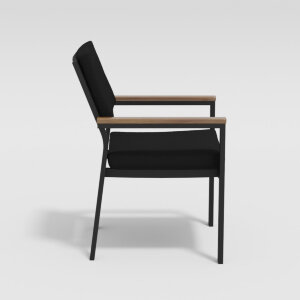 Стул Gardenini Bella темно-серый/черный