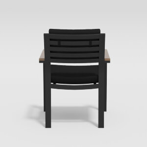 Стул Gardenini Bella темно-серый/черный