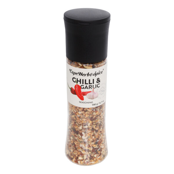 Специя CapeHerb Чили и чеснок 190 г мельница
