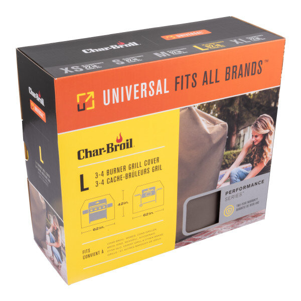 Чехол для грилей Char-Broil Performance 3-4 горелки серый