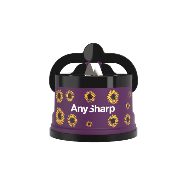 Точилка для ножей AnySharp Elite фиолетовый/подсолнухи