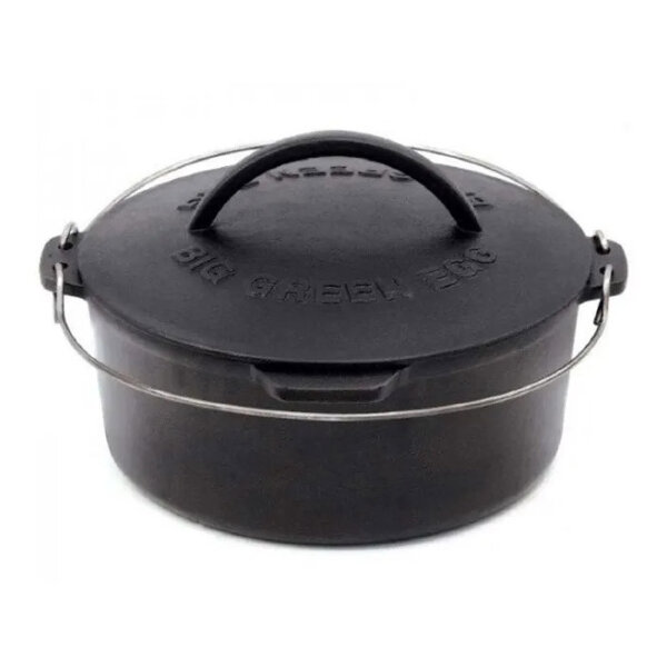 Духовка голландская для гриля Big Green Egg XXL/XL/L/M чугунная 5.2 л