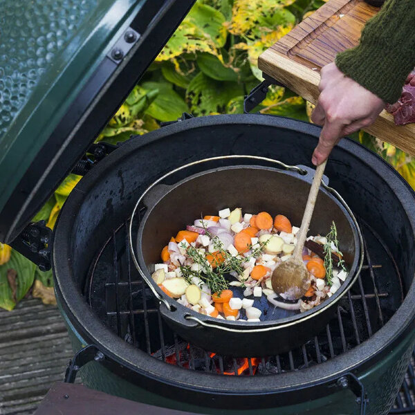 Духовка голландская для гриля Big Green Egg XXL/XL/L/M чугунная 5.2 л