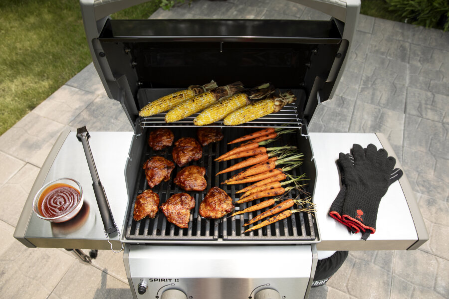 Газовый гриль Weber Spirit II E-210 GBS черный