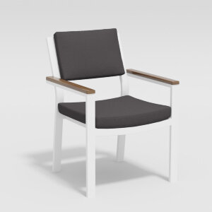 Стул Gardenini Bella белый/антрацит