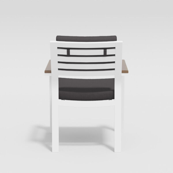 Стул Gardenini Bella белый/антрацит