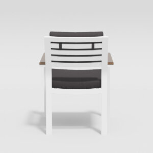 Стул Gardenini Bella белый/антрацит