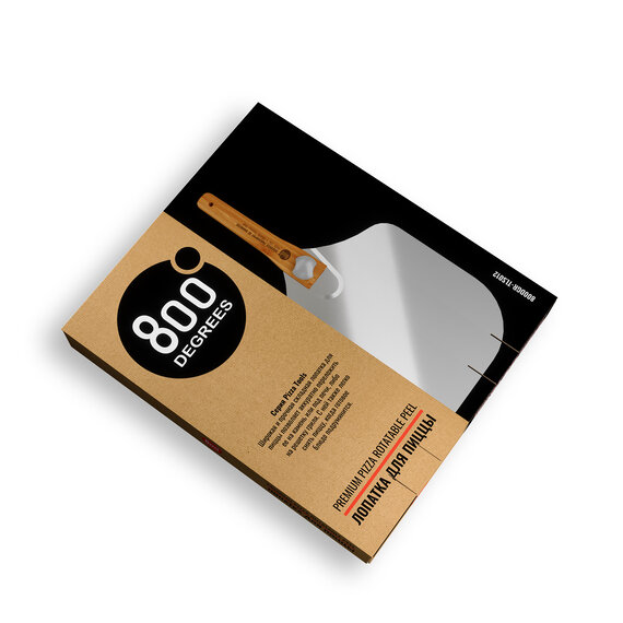 Лопатка для пиццы 800 Degrees Rotatable Pizza Paddle складная