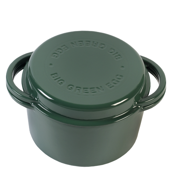 Жаровня для гриля Big Green Egg чугунная круглая 4.0 л зеленая