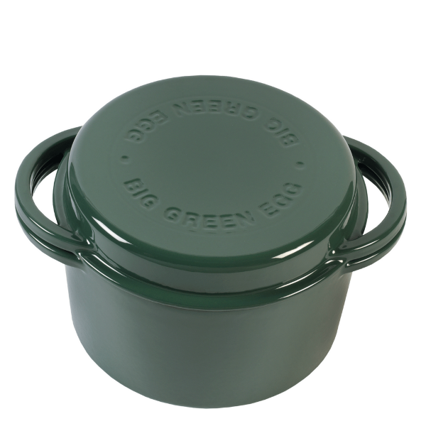 Жаровня для гриля Big Green Egg чугунная круглая 4.0 л зеленая