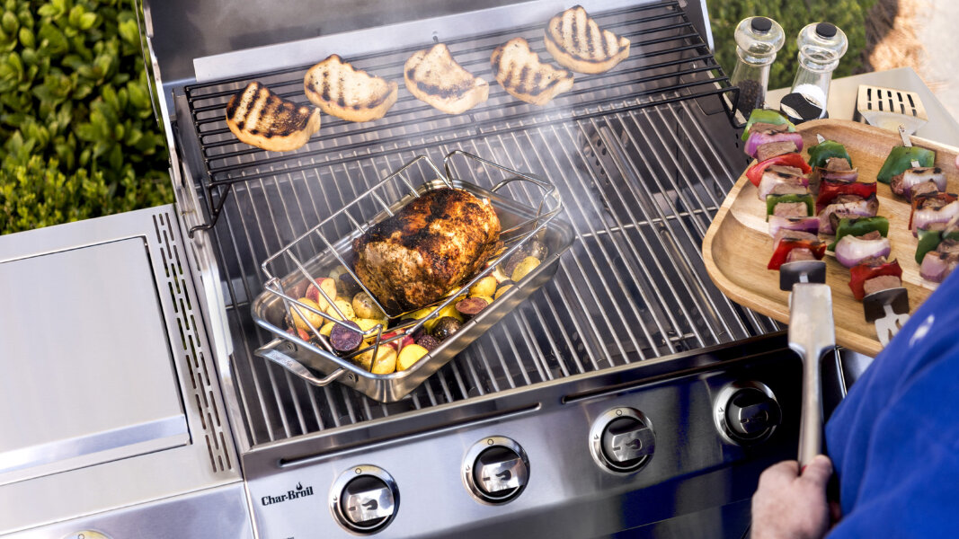 Подставка Char-Broil Grill+ для ребер и жарки