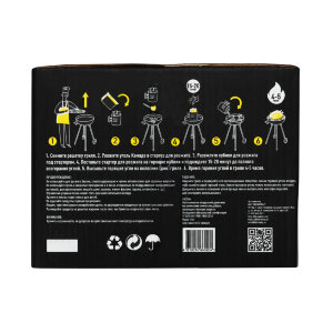 Угольные брикеты Kamado Премиум 10 кг