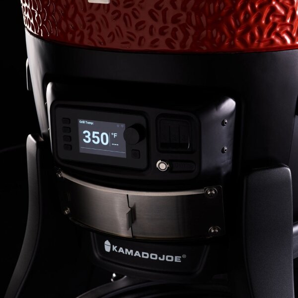 Керамический гриль Kamado Konnected Joe II Red с электронным управлением