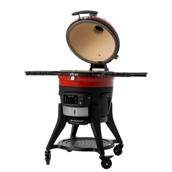 Керамический гриль Kamado Konnected Joe II Red с электронным управлением